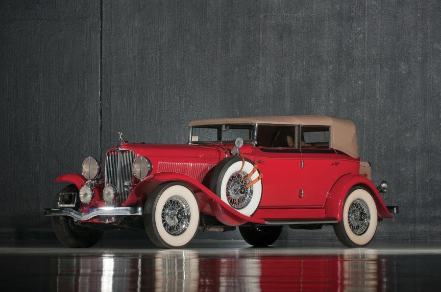  Auburn 12-160A Custom Dual Ratio Phaeton Sedan 1932 года  (фото 34 из 43)